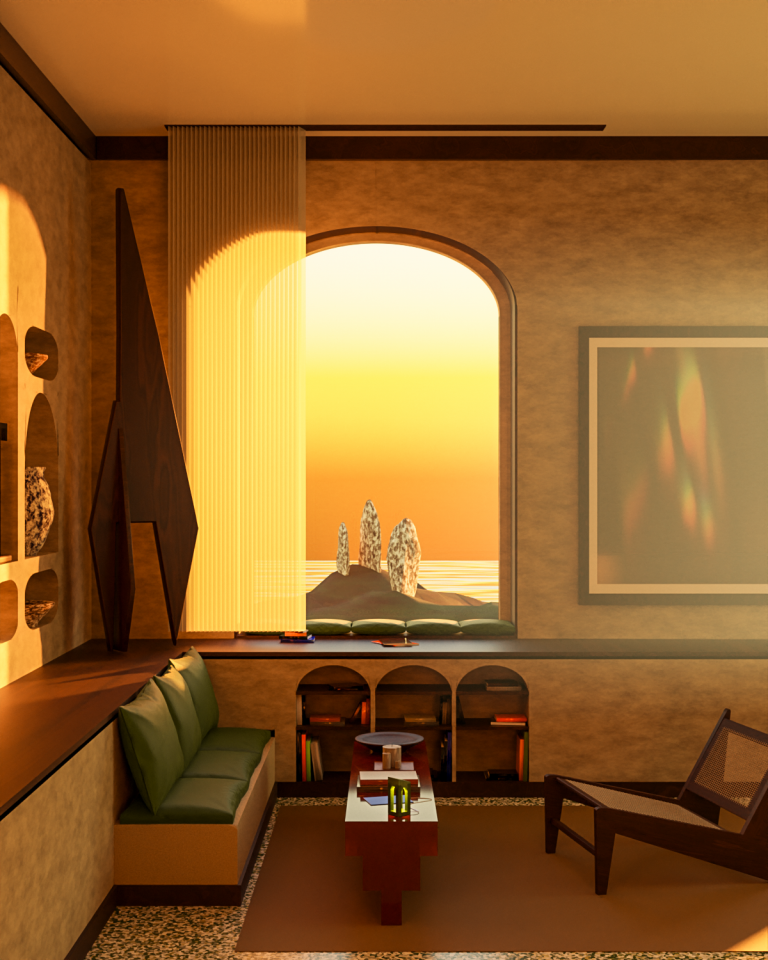 Mid century golden hour